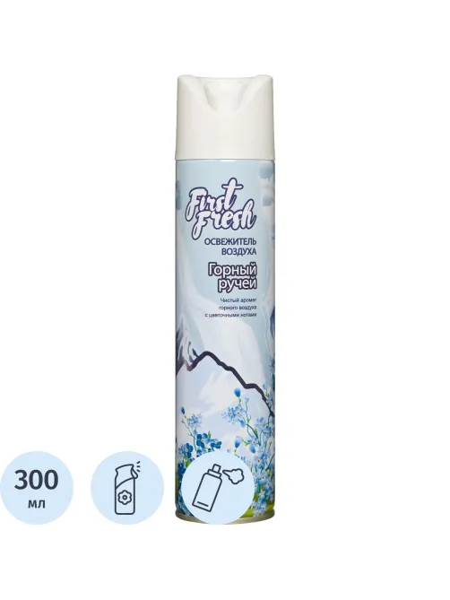 Освежитель воздуха First Fresh Горный ручей, 300мл