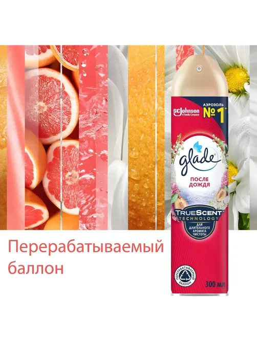 Освежитель воздуха GLADE После дождя 300мл