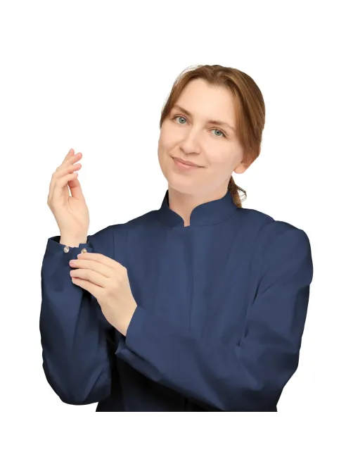 Халат жен у17 ХАССП син 112-116/170-176