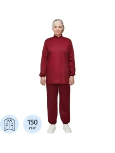Куртка жен сат у17 ХАССП бордо 120-124/170-176