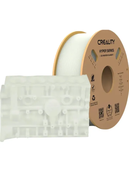 Пластик Hyper PLA- Creality 1.75 мм 1кг, белая (3301010335)
