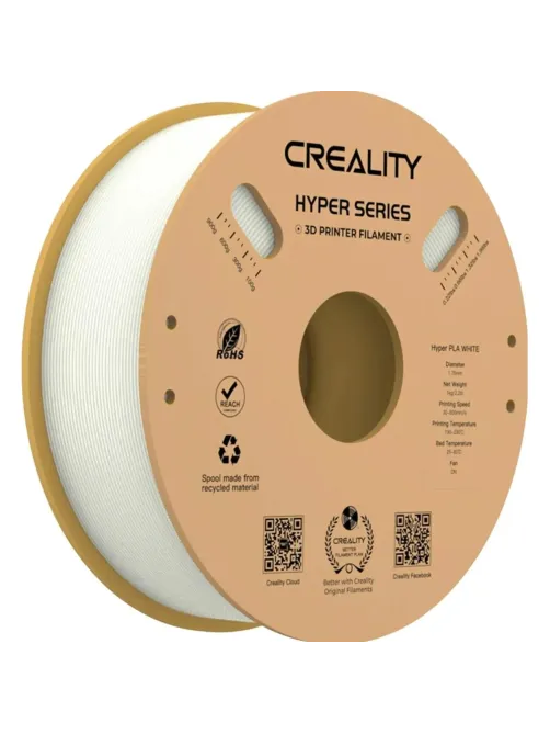 Пластик Hyper PLA- Creality 1.75 мм 1кг, белая (3301010335)