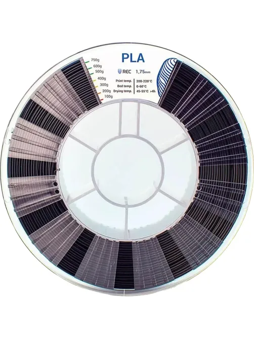 Пластик PLA REC 1.75мм черный