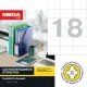 Этикетки самоклеящиеся 70х49,5мм 18 шт/л А4 п/глян (100л/уп)