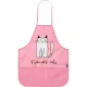 Фартук для труда Комус КлассFriendly cats карман,нарукв,490x390мм,ФН61-20-2