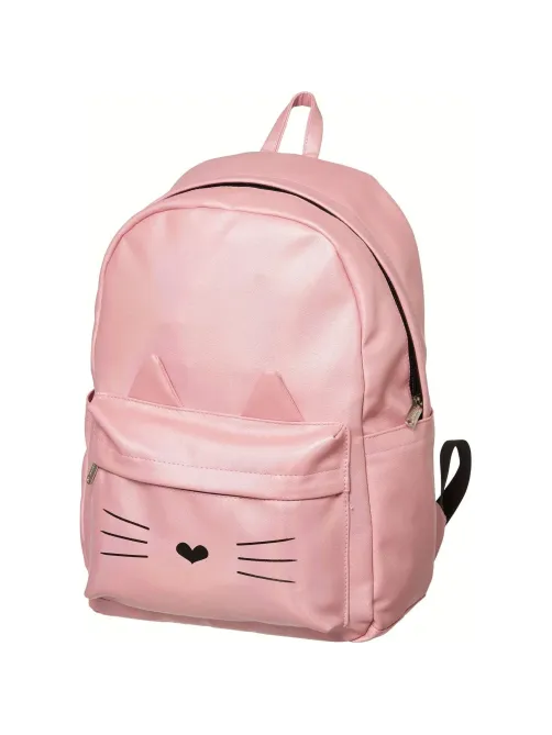 Рюкзак Kitty экокожа розовый
