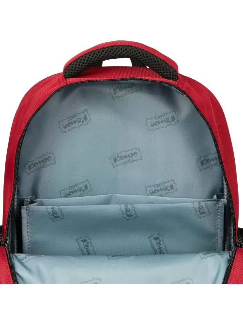 Рюкзак школьный Комус Класс case бордовый, пенал, 2 отд,40.5x29.5x14.5(16')