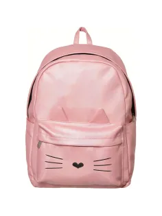 Рюкзак Kitty экокожа розовый