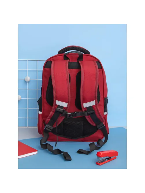 Рюкзак школьный Комус Класс case бордовый, пенал, 2 отд,40.5x29.5x14.5(16')