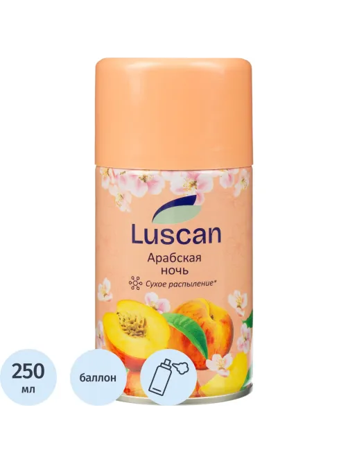 Баллон сменный для автоосвежителя Luscan 250мл Арабская ночь сух распыл
