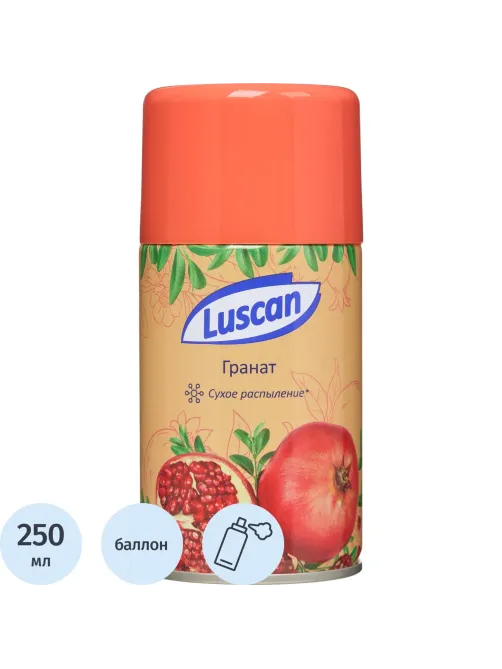 Баллон сменный для автоосвежителя Luscan 250мл Гранат сухое распыл