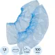 Бахилы 1,9 г, 1рез, синий, 7 мкм, Комус, 50пар/уп