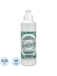 Гель для УЗИ МЕДИАГЕЛЬ 250г/бут. средней вязкости (б/цв.) 40 шт/уп