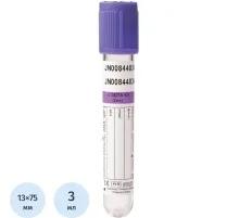 Вакуумные пробирки с ЭДТА-К3 3 мл (13х75 мм) Lab-Vac 100шт/уп