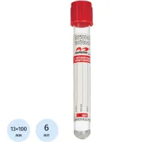 Вакуумные пробирки с акт-ром свертывания, 6мл Improvacuter 100шт/уп