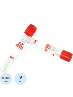 Вакуумные пробирки с акт-ром свертывания, 9мл Improvacuter 50шт/уп