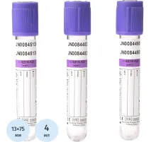 Вакуумные пробирки с ЭДТА-К2 4 мл (13х75 мм) Lab-Vac 100шт/уп