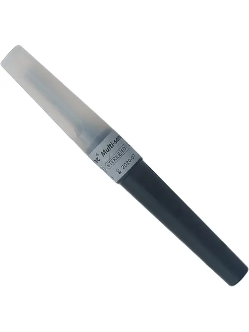 Игла двусторонняя 22G (0,7х38мм) черная Lind-Vac 100шт/уп
