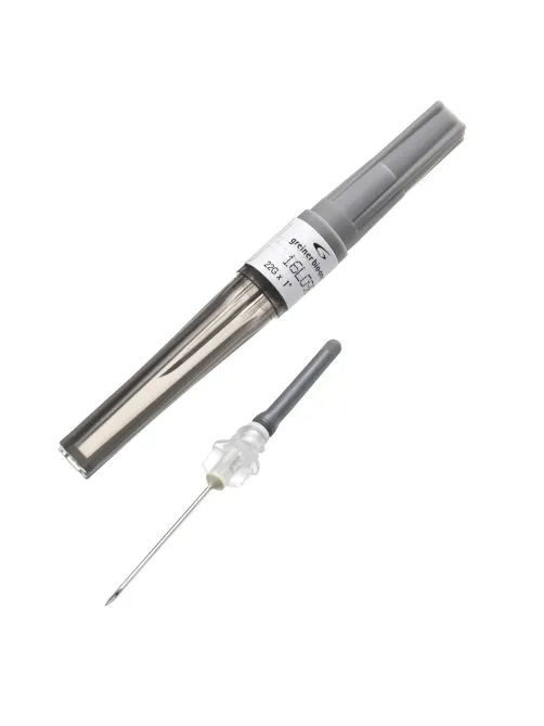Игла двусторонняя 22G (0,7х25мм) черная 450043 VACUETTE VISIO PLUS 100шт/уп