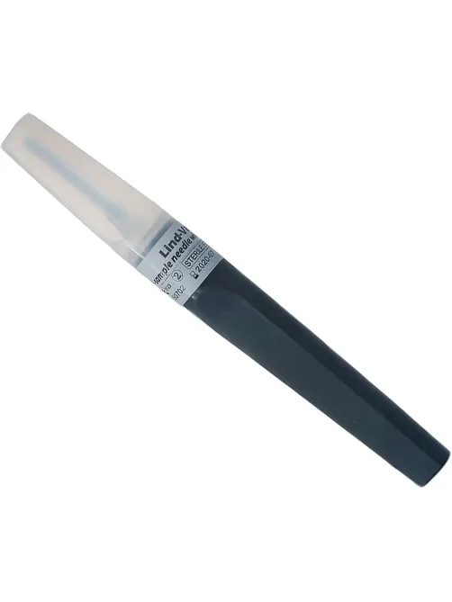 Игла двусторонняя 22G (0,7х25мм) черная виз.контроль Lind-Vac 50шт/уп