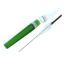 Игла двусторонняя 21G (0,8х38мм) зеленая виз.контроль Lind-Vac 50шт/уп