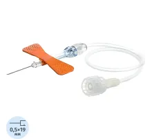 Игла-бабочка 25G 19см оранж. VACUETTE Safety 450090V1 90шт/уп