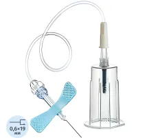 Игла-бабочка 23G 19см гол.с луер-адап/держ.VACUETTE Safety 450086V1 35шт/уп