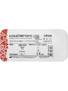 Шовный материал ALCALACTINE RAPID 4/0 19 3/8  CUTTING EDGE реж. 45 уп/24 шт