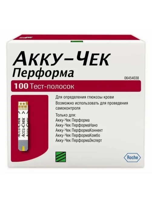 Тест-полоски Акку-Чек Перформа №100