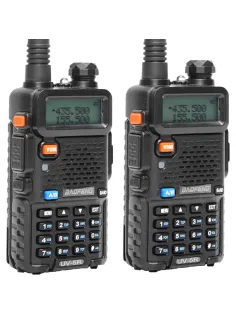 Рация Baofeng UV-5R L/M (1800 mah) 5 Вт (компл. из двух раций)