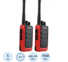 Рация Союз С1x2 (2 штуки в упаковке) Red