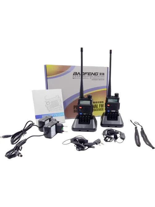 Рация Baofeng UV-5R L/M (1800 mah) 5 Вт (компл. из двух раций)