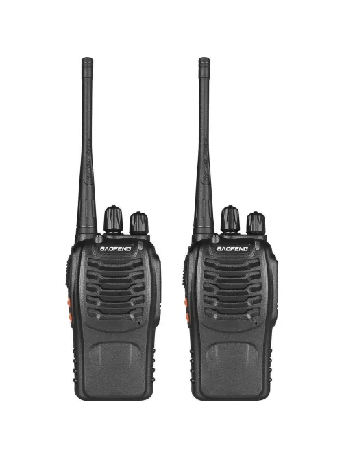 Рация BAOFENG BF-888S (5 Вт) 1500 mAh, комплект из 2-х шт