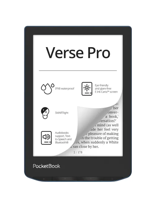 Книга электронная PocketBook 634 Verse Pro Azure (PB634-A-WW)