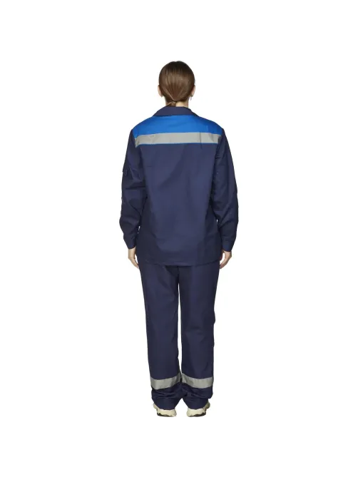 Костюм лет жен (куртка,бр) л05 син/вас 96-100/158-164 (Арсенал-СП)