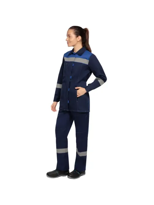 Костюм лет жен (куртка, бр) л20 син/вас 88-92/170-176 (Арсенал-СП)