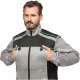 Костюм лет муж (куртка,пк) л26 сер/чер 88-92/182-188