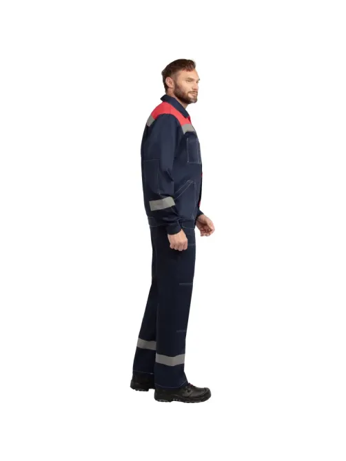 Костюм лет муж (куртка, пк) л20 син/крас 144-148/194-200 (Арсенал-СП)