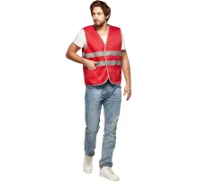 Жилет красный с СОП (р.3XL/60-62)
