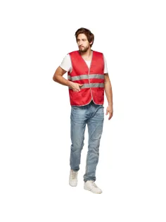 Жилет красный с СОП (р.3XL/60-62)