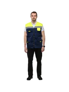 Жилет л30 син/лим 88-92/182-188
