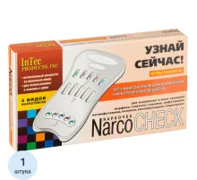 Тест кассета NarcoCHECK мультипанель (5 видов) в моче №1
