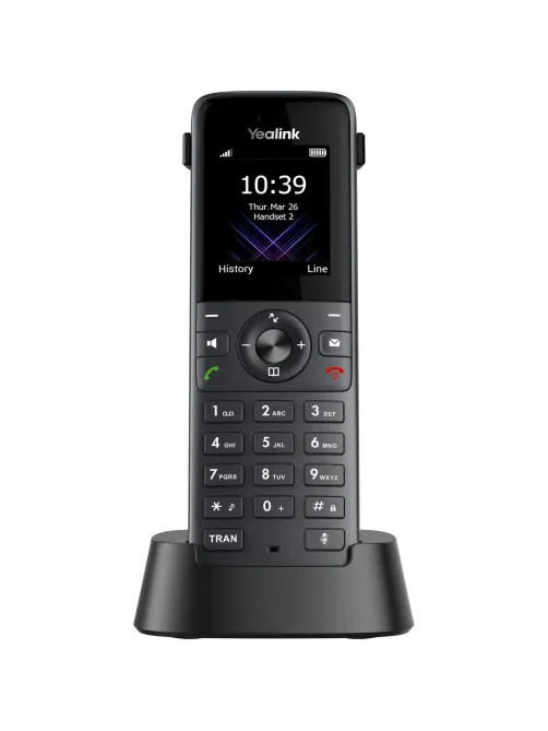 Дополнительная трубка Yealink W74H, виброоповещение, FNR, BT, 3.5 mm