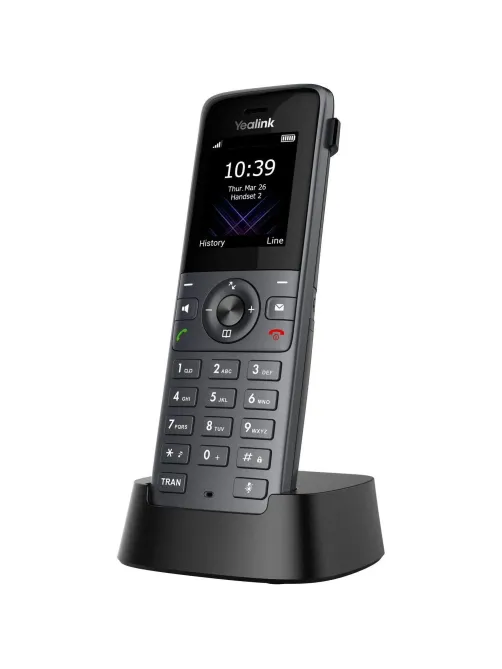 Дополнительная трубка Yealink W74H, виброоповещение, FNR, BT, 3.5 mm