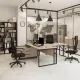 Стол перегов. К-Loft Director 241S009 Ш2200 дуб скандин