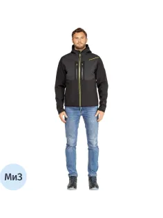Куртка муж демисез. софтшел HORTEN2 черн/жел р.3XL(арт.HORT2NJ3X)