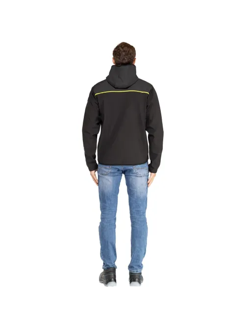 Куртка муж демисез. софтшел HORTEN2 черн/жел р.3XL(арт.HORT2NJ3X)