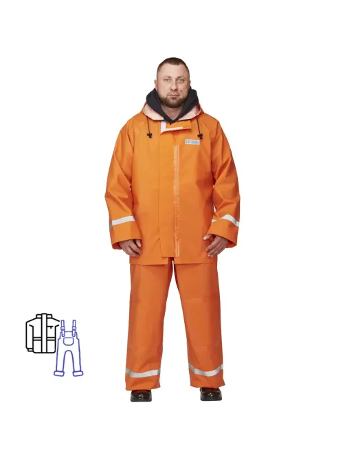 Костюм влагозащитный КПК Fisherman's WPL оранж 52-54/182-188