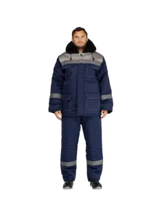 Костюм зим муж (куртка, бр) з35 син/сер 88-92/170-176 (Арсенал-СП)