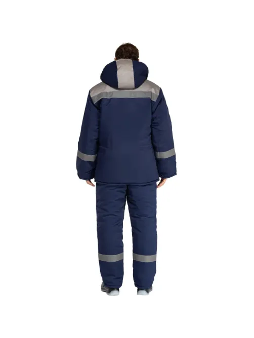Костюм зим муж (куртка, бр) з35 син/сер 104-108/182-188 (Арсенал-СП)